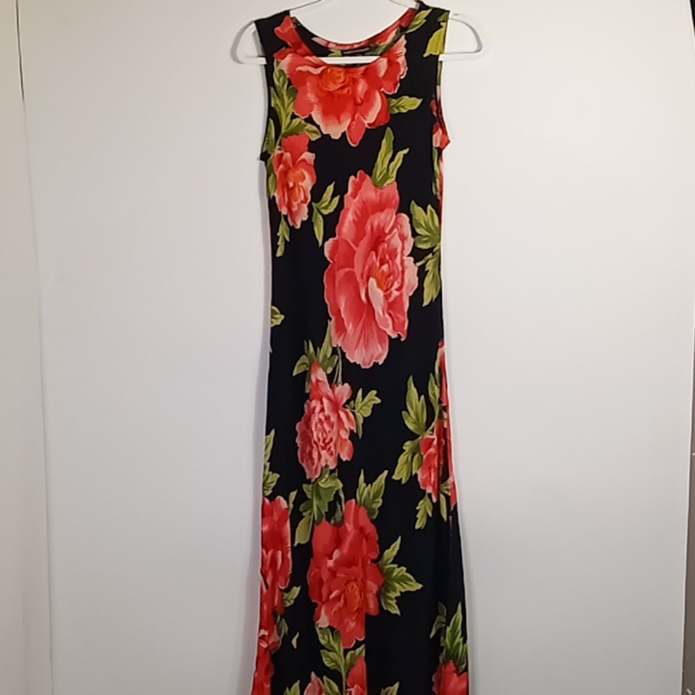 American Angel Sheer Floral Shift Dress Size Small - Picture 7 of 16